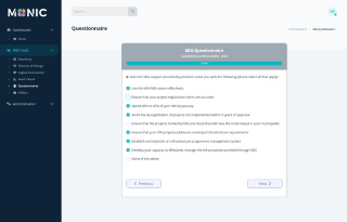 Using Monic to conduct a survey / run a questionnaire